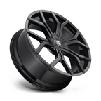 DUB 1PC Royalty 22x9.5 Inch Gloss Black Alloy Wheel with 6X135/6X139.7 Bolt Pattern and +30 Offset