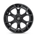 DUB 1PC S208 Royalty 22x9.5 Inch Gloss Black Alloy Wheel with 6x120/132 Bolt Pattern and +30 Offset