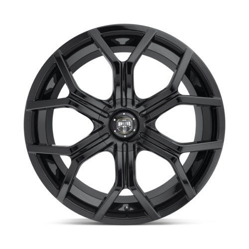 DUB 1PC Royalty 22x9.5 Inch Gloss Black Alloy Wheel with 6X135/6X139.7 Bolt Pattern and +30 Offset