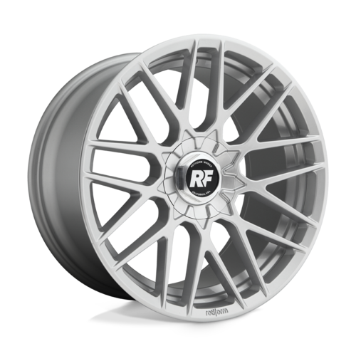 Rotiform R140 RSE 18x9.5 Gloss Silver Alloy Wheel with 5x114.3/120 Bolt Pattern and +35 Offset