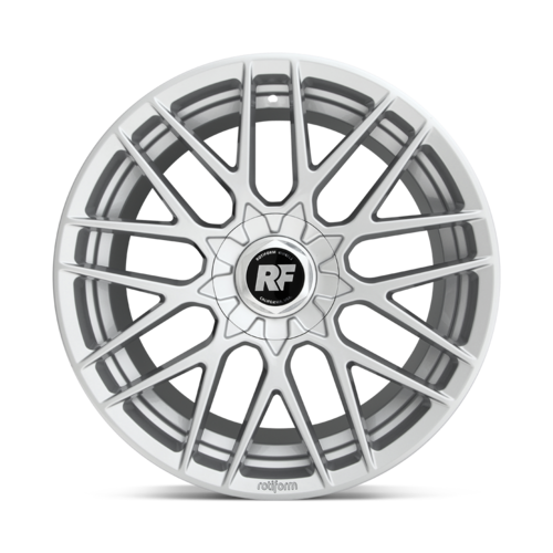 Rotiform R140 RSE 18x9.5 Inch Gloss Silver Wheel with 5x112/120 Bolt Pattern and 72.56mm Center Bore