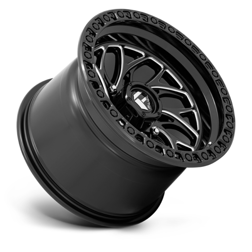 Fuel UTV D741 Runner UTV 15x10 Gloss Black Milled Wheel with 4x137 Bolt Pattern