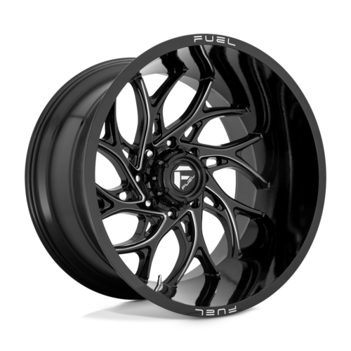 Fuel 1PC D741 Runner 20x9 Inch Gloss Black Milled Alloy Wheel with 6x135 Bolt Pattern and 87.10 Center Bore