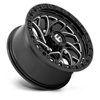 Fuel UTV D741 Runner UTV 15x7 Gloss Black Milled Wheel with 4x156 Bolt Pattern and 132mm Center Bore