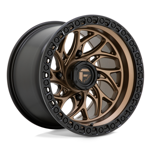 Fuel UTV D777 Runner 15x10 Bronze with Black Ring Wheel for UTVs
