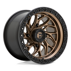 Fuel UTV D777 Runner 15x10 Bronze with Black Ring Wheel for UTVs