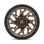 Fuel UTV D777 Runner UTV 15x10 4x156 Bronze with Black Ring Wheel