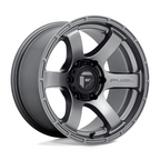 Fuel 1PC D767 RUSH 18x9 Matte Gun Metal Wheel with 6x114.3 Bolt Pattern and 20mm Offset