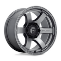 Fuel 1PC D767 RUSH 18x9 Matte Gunmetal Wheel with 6x120 Bolt Pattern and 20mm Offset
