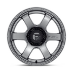 Fuel 1PC D767 RUSH 18x9 Matte Gunmetal Wheel with 6x120 Bolt Pattern and 20mm Offset