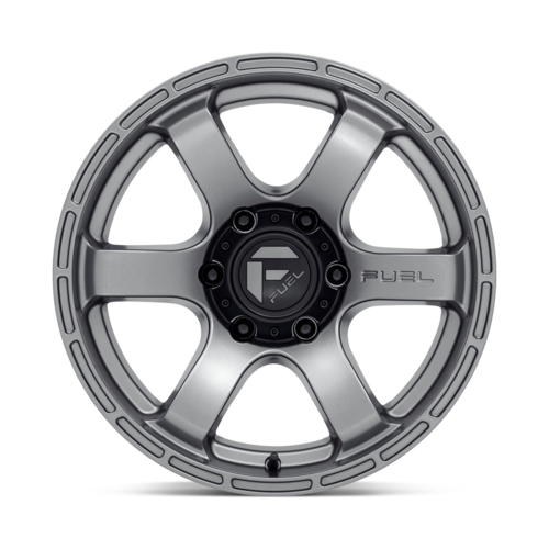 Fuel 1PC D767 RUSH 20x9 Matte Gunmetal Wheel with 6x135 Bolt Pattern and 87.10mm Center Bore