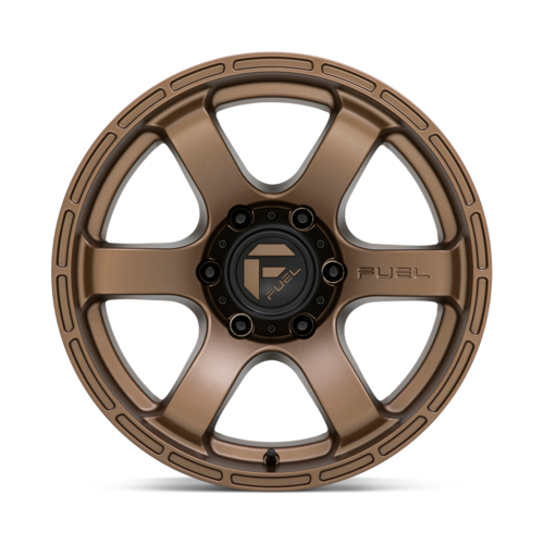 Fuel 1PC D768 RUSH 17x9 Matte Bronze Wheel with -12mm Offset and 6x139.7 Bolt Pattern