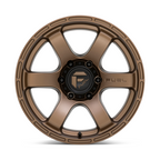 Fuel 1PC D768 RUSH Matte Bronze 18x9 Wheel with -12mm Offset and 6x139.7 Bolt Pattern