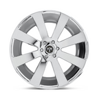 DUB 1PC S131 8-Ball Chrome Wheel 24x10 with 6x139.7 Bolt Pattern and +20 Offset
