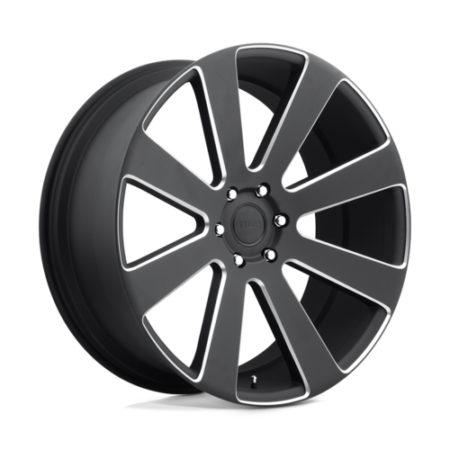 DUB 1PC S187 8-Ball 26x10 Matte Black Milled Wheel with 6x139.7 Bolt Pattern and +30 Offset