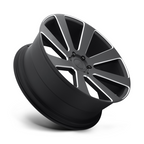 DUB 1PC S187 8-Ball Matte Black Milled Wheel - 24x10 inches, 6x139.7 bolt pattern, +20 offset