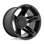 Fuel 1PC D763 SFJ Matte Black 22x14 Wheel with 5x127/5x139.7 Bolt Pattern and -75 Offset