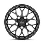 Rotiform R190 SGN 19x10 Matte Black Wheel with 5x112 Bolt Pattern and 66.56mm Center Bore