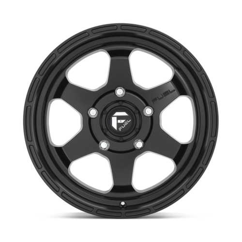 Fuel 1PC D664 SHOK Matte Black 18x9 Inch Wheel with 6x139.7 Bolt Pattern and 106.10 Center Bore