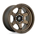 Fuel 1PC D666 SHOK 18x9 Matte Bronze Wheel with -12 Offset and 6x139.7 Bolt Pattern