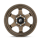 Fuel 1PC D666 SHOK 18x9 Matte Bronze Wheel with -12 Offset and 6x139.7 Bolt Pattern