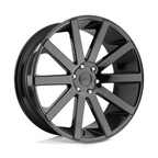 DUB 1PC S219 Shot Calla 26-Inch Gloss Black Off-Road Wheel with 6x139.7 Bolt Pattern and +20 Offset