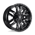 Fuel 1PC D595 Sledge 20x9 Gloss Black Milled Wheel with 8x165.1 Bolt Pattern