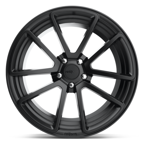 Rotiform R122 SPF 18x8.5 Matte Black Wheel with 5x112 Bolt Pattern and 66.56mm Center Bore