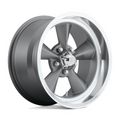 US Mag 1PC U102 Standard 18x9 Matte Gunmetal Wheel with 5x120.65 Bolt Pattern and +7 Offset