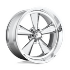 US Mag 1PC U104 Standard 18x8 Chrome Alloy Wheel with 5x120.65 Bolt Pattern and +1 Offset