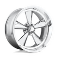 US Mag 1PC U104 Standard Chrome 17x7 Wheel with 5x120.65 Bolt Pattern