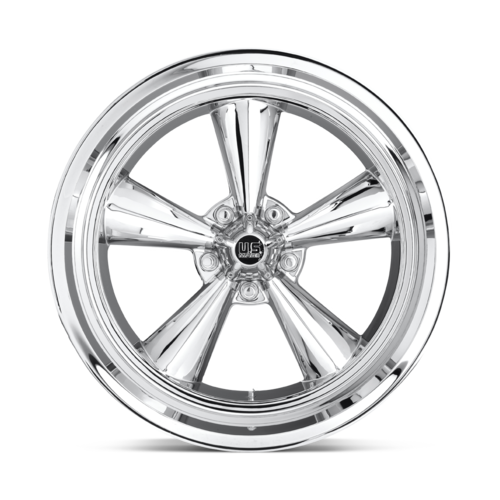 US Mag 1PC U104 Standard 17x8 Chrome Wheel with 5x120.65 Bolt Pattern and +1 Offset