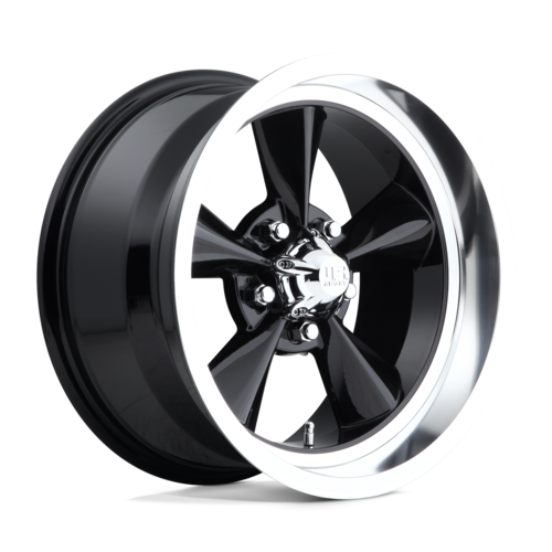 US Mag 1PC U107 Standard 15x7 Gloss Black Wheel with -5 Offset and 5x120.65 Bolt Pattern