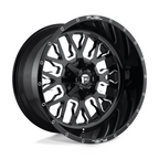 Fuel 1PC D611 Stroke 20x10 Gloss Black Milled Wheel with -19 Offset and 6x135/6x139.7 Bolt Pattern