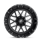 Fuel 1PC D611 Stroke 20x10 Gloss Black Milled Wheel with -19 Offset and 6x135/6x139.7 Bolt Pattern