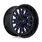 Fuel 1PC D645 Stroke 20x10 Wheel in Gloss Black with Blue Tinted Clear Finish