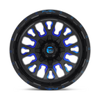 Fuel 1PC D645 Stroke 20x9 Gloss Black Blue Tinted Clear Wheel with 5x114.3/5x127 Bolt Pattern and 78.10 Center Bore