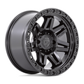 Fuel 1PC D810 SYNDICATE 17x9 Blackout Off-Road Wheel with 6x139.7 Bolt Pattern and -12 Offset