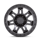 Fuel 1PC D810 SYNDICATE 17-Inch Blackout Off-Road Wheel with 6x135 Bolt Pattern and +1 Offset