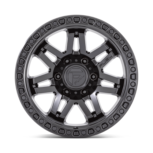Fuel 1PC Syndicate 17x9 Blackout Off-Road Wheel with 6x139.7 Bolt Pattern