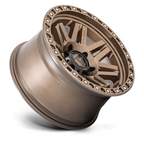 Fuel 1PC Syndicate 17x9 Inch Matte Bronze Wheel with 6x139.7 Bolt Pattern and +1 Offset