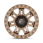 Fuel 1PC Syndicate 17x9 Inch Bronze Full Matte Wheel with 5x127 Bolt Pattern and 71.50mm Center Bore