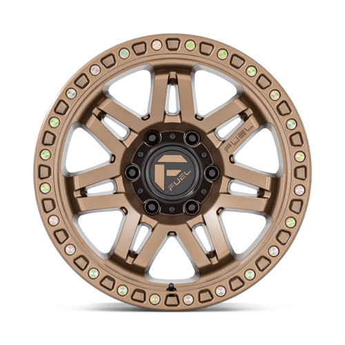 Fuel 1PC Syndicate 17x9 Inch Matte Bronze Wheel with 6x139.7 Bolt Pattern and +1 Offset