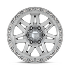 Fuel 1PC Syndicate 17x9 Silver Platinum Wheel with 5x127 Bolt Pattern and +1 Offset
