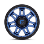 Fuel 1PC D813 SYNDICATE 17x9 Inch Dark Blue with Black Ring Wheel