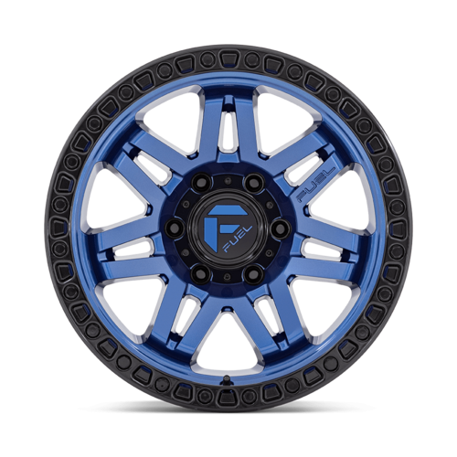 Fuel 1PC D813 SYNDICATE 17x9 Inch Dark Blue with Black Ring Wheel