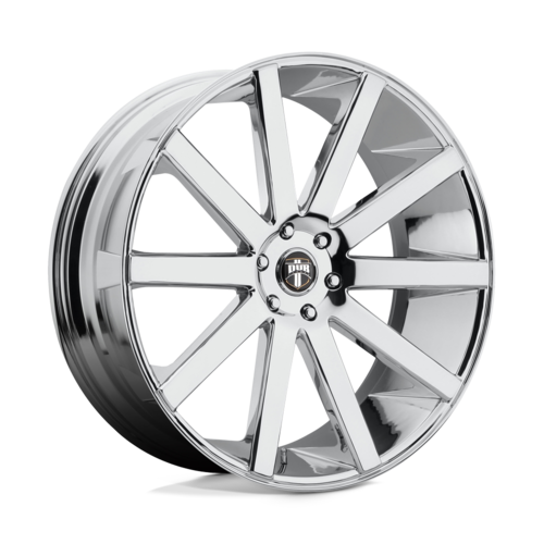 DUB 1PC Shot Calla 22x9 Chrome Wheel with 5x120 Bolt Pattern and +38 Offset