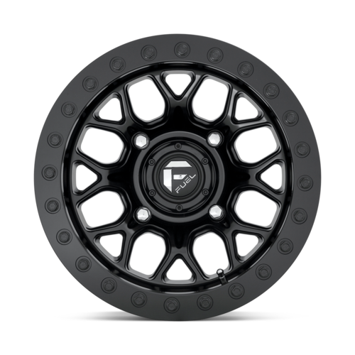 Fuel UTV D916 Tech Matte Black 15x10 Beadlock Wheel with 4x137 Bolt Pattern