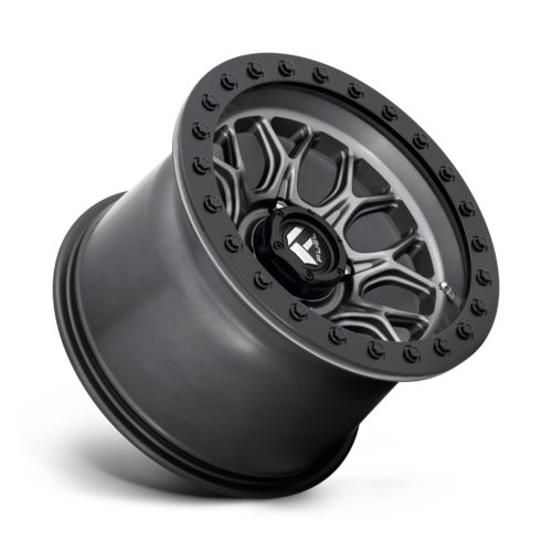 Fuel UTV D919 Tech 15x10 Matte Gunmetal Black Beadlock Wheel with 4x137 Bolt Pattern