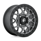 Fuel UTV D919 Tech 15x7 Matte Gunmetal Black Beadlock Wheel with 4x137 Bolt Pattern and 38mm Offset